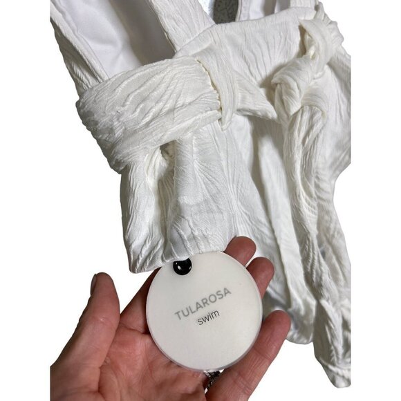 Tularosa Seashell Maillot One Piece Off White Womens Size Small - Picture 7 of 9